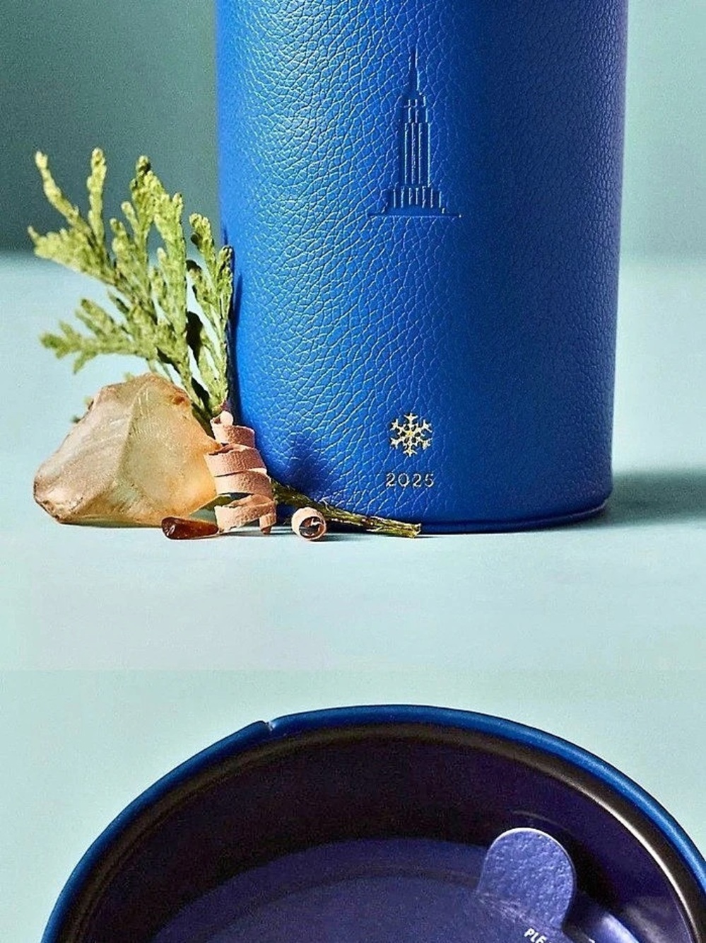 Antropologie Crisp Cedar Blue Candle